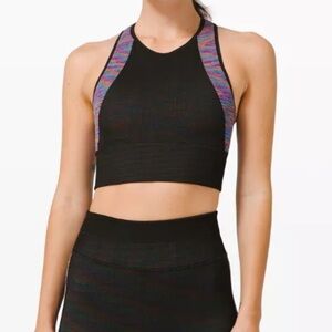 Lululemon Love Revealed Bra Black / Rainbow Size 8